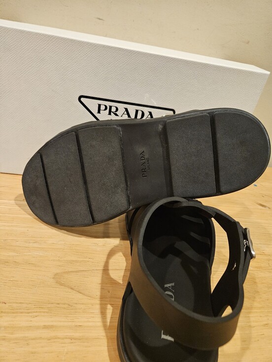NEW PRADA Fisherman Man Sandals UK Size 8 main image 6